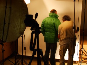 H-box wall articulated form fitted down jacket, with an active climbing cold weather – Sport design direction