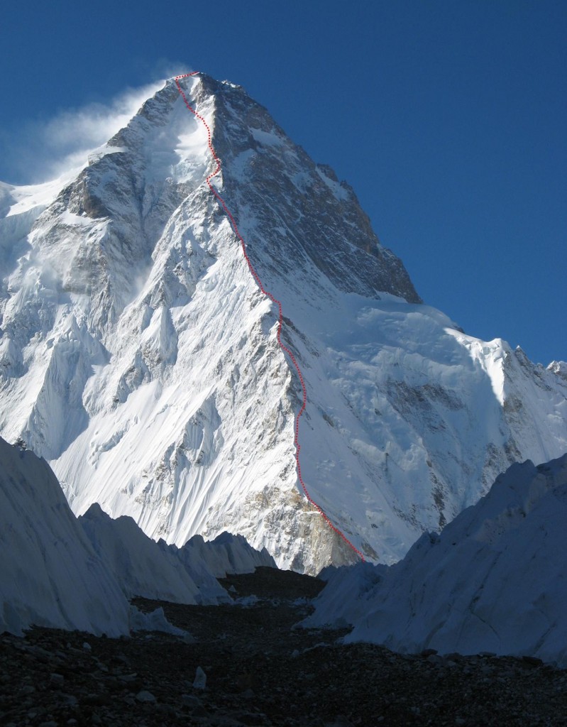 Gerlinde Kaltenbrunner Ralf Dujmovits Int. K2 North Pillar Expedition 2011 root