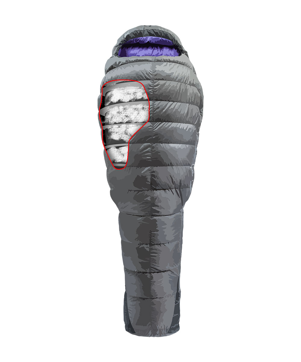 Sac De Couchage Valandre Swing CO 650 - Pour Randonnée Et Bivouac, Taille M, Couleur Gris